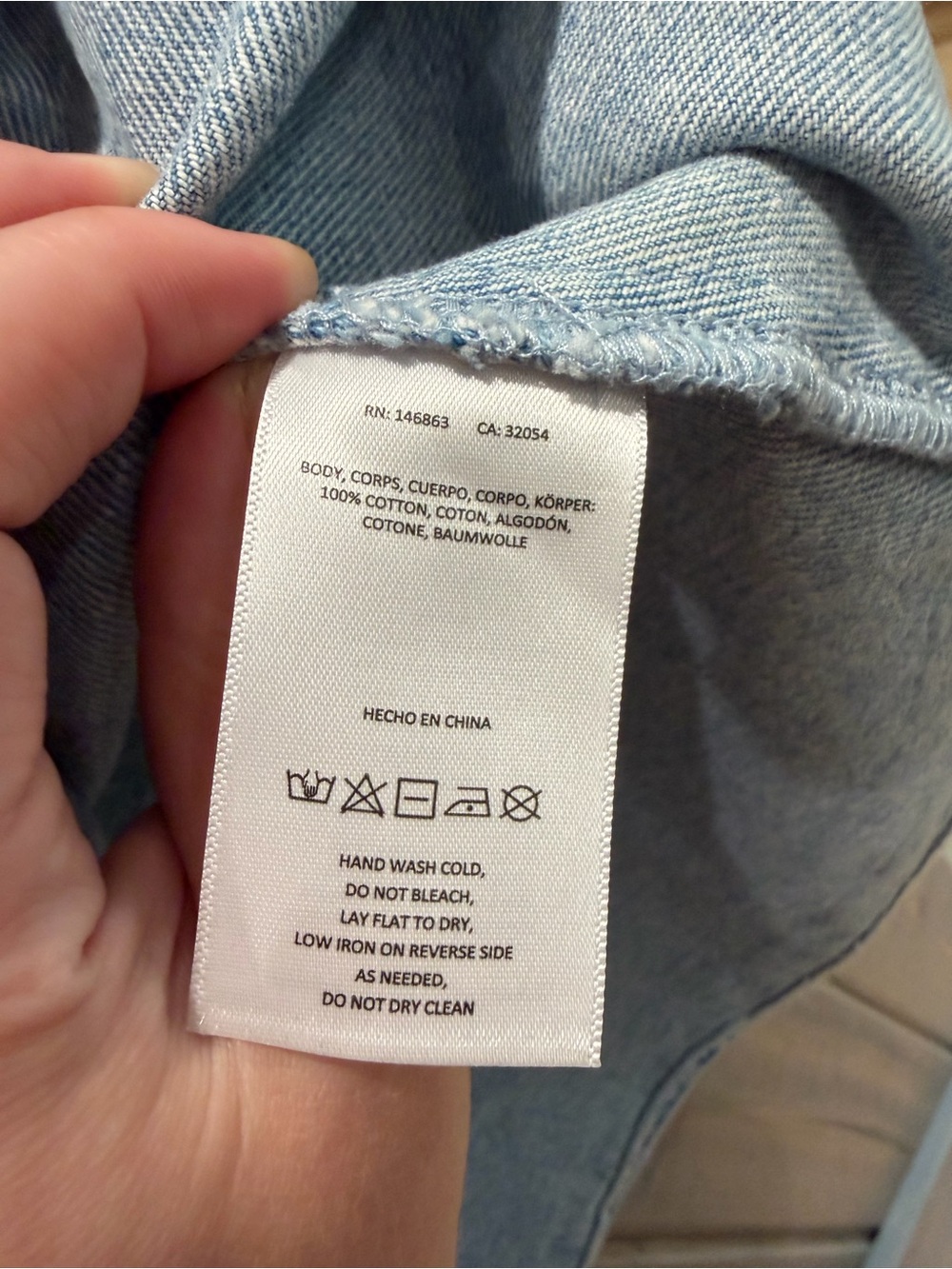 Anthropologie Mare Mare Denim Babydoll Ruffle Tank Top Sz M Cottagecore Western - Picture 3 of 6